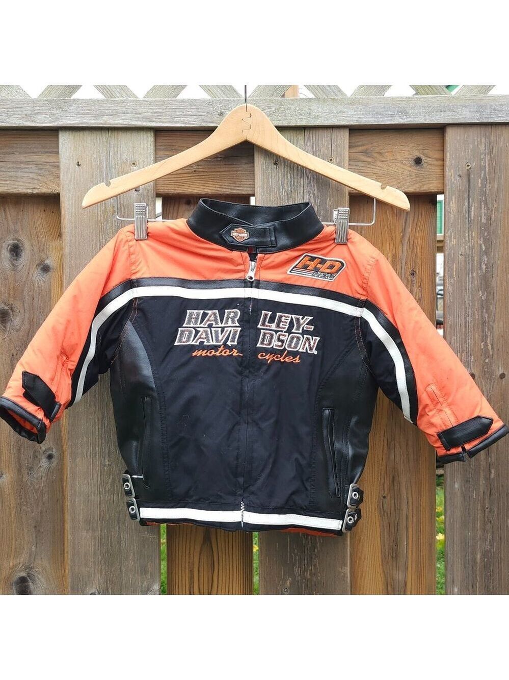 ADORABLE KIDS Harley Davidson Motorcycles Jacket Padded Biker Jacket